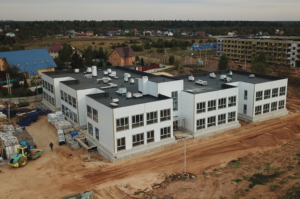 Строительство детского сада в ЖК "Катуар" завершено на 55%